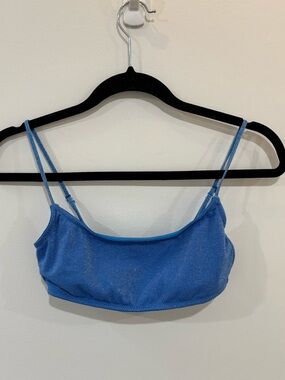 Triangl Shiny Metallic Bikini Top